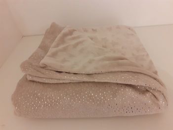 Couverture lit enfant Grande Pluie d'Etoiles Ecru 150x150cm(R5/2024)