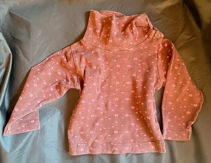 Haut col roulé fille – Taille 12-18 mois – 3 Suisses – Bon état