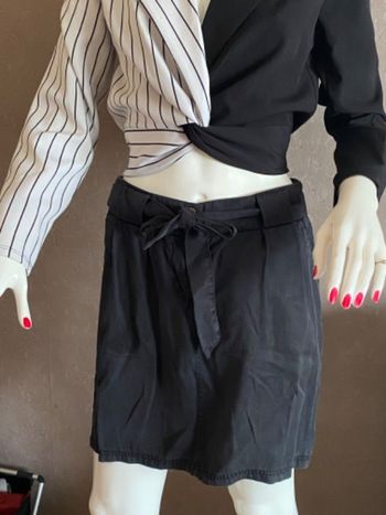 Jupe droite noire Bonobo T40