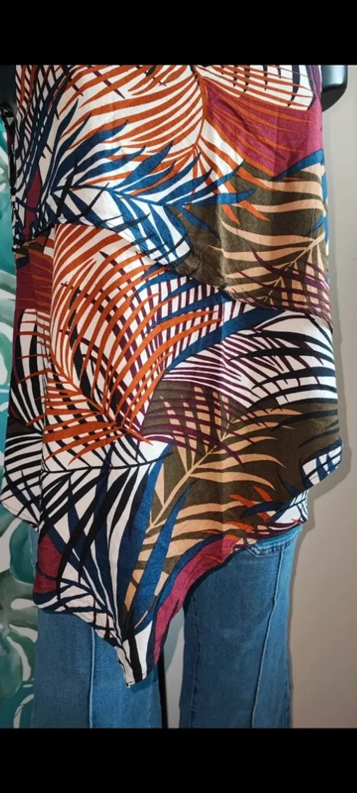 Blouse coloris automnales taille 40 - photo numéro 3
