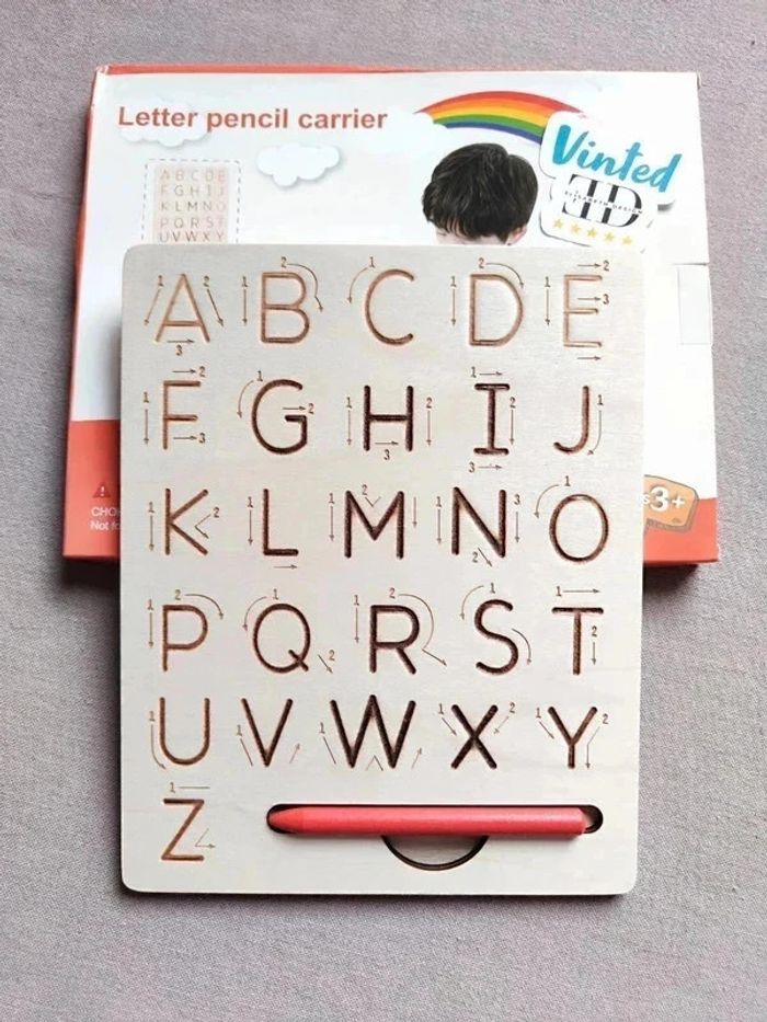 Tablette d'écriture en bois double face