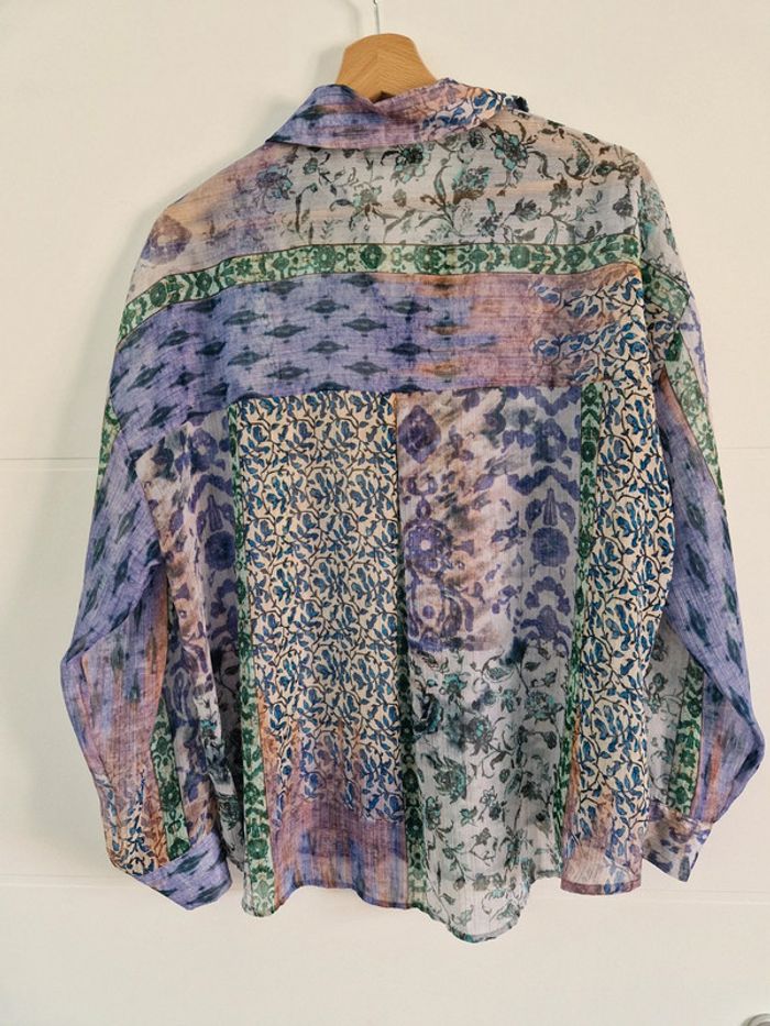 🌿 Chemisier fluide imprimé bohème Zara taille M 🌿 - photo numéro 5