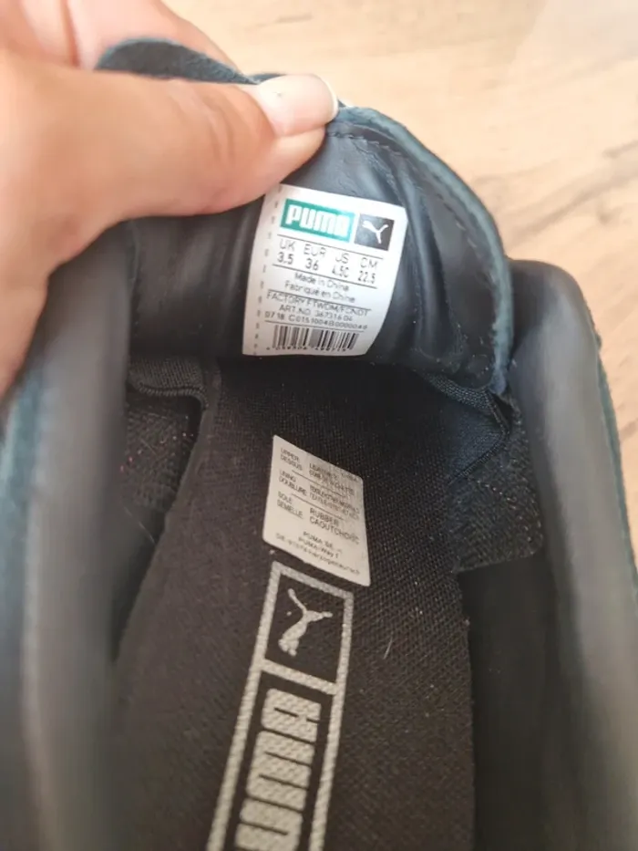 Puma Suède - nœud rose - 36 - photo numéro 8