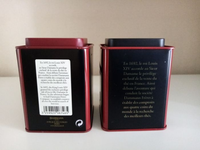 2 boîtes à thé (Dammann) - photo numéro 4