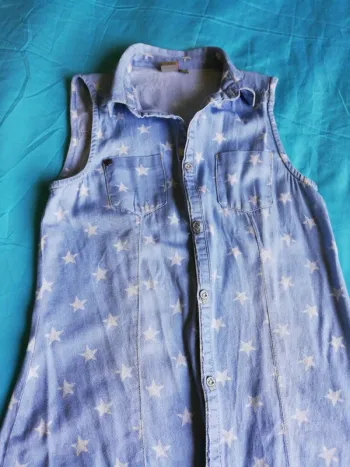 Chemise sans manches fille