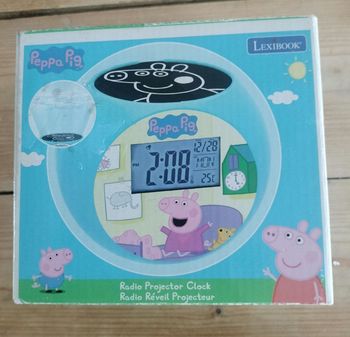 Réveil projecteur Peppa Pig neuf