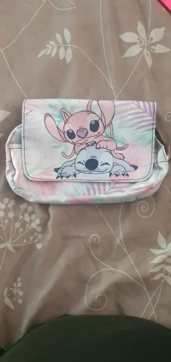 Trousse double compartiment stitch
