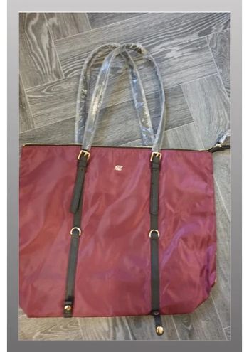 Sac à main bordeaux/marron 37x47 cm