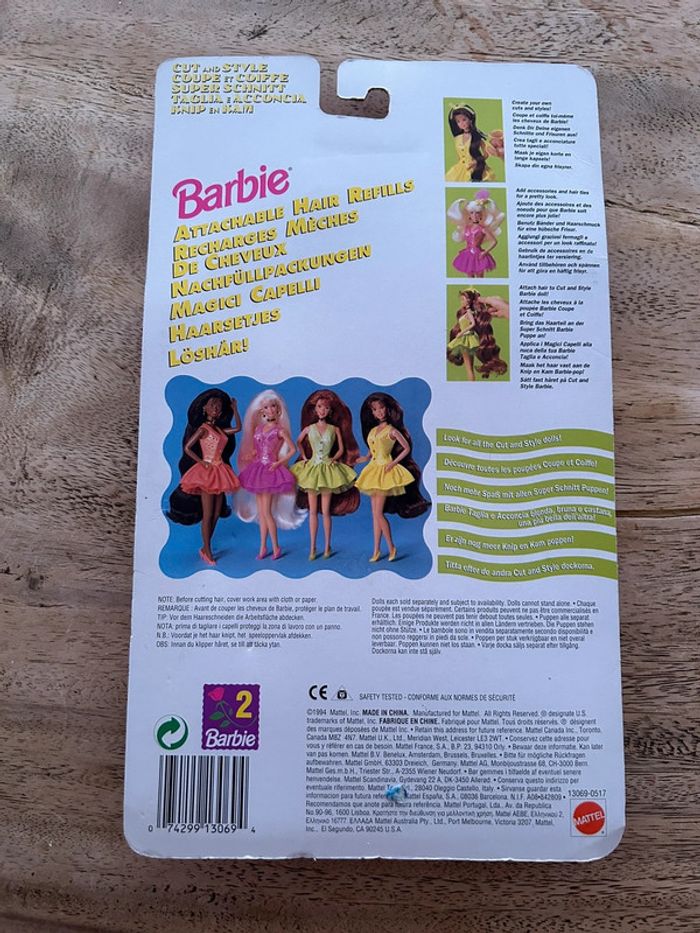 Mèches de cheveux barbie vintage - photo numéro 2