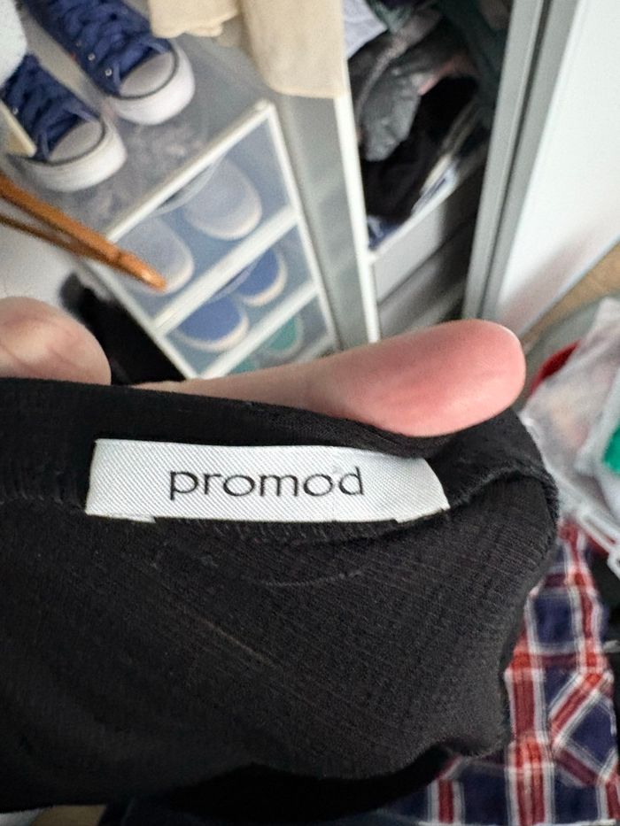 Haut transparent noir promod - photo numéro 3