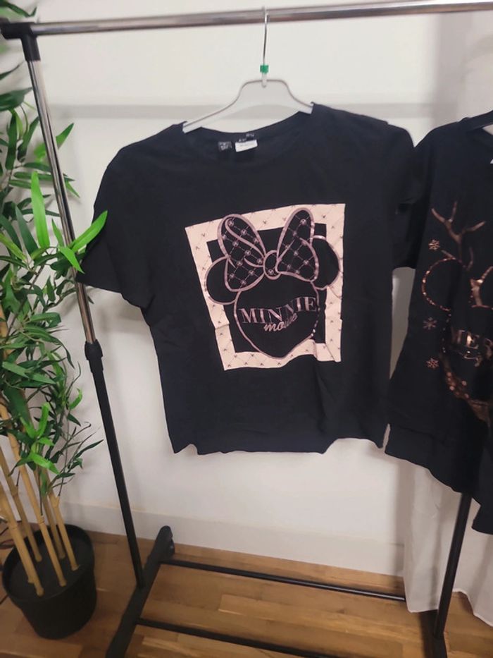 Lot tee-shirt noir disney - photo numéro 2