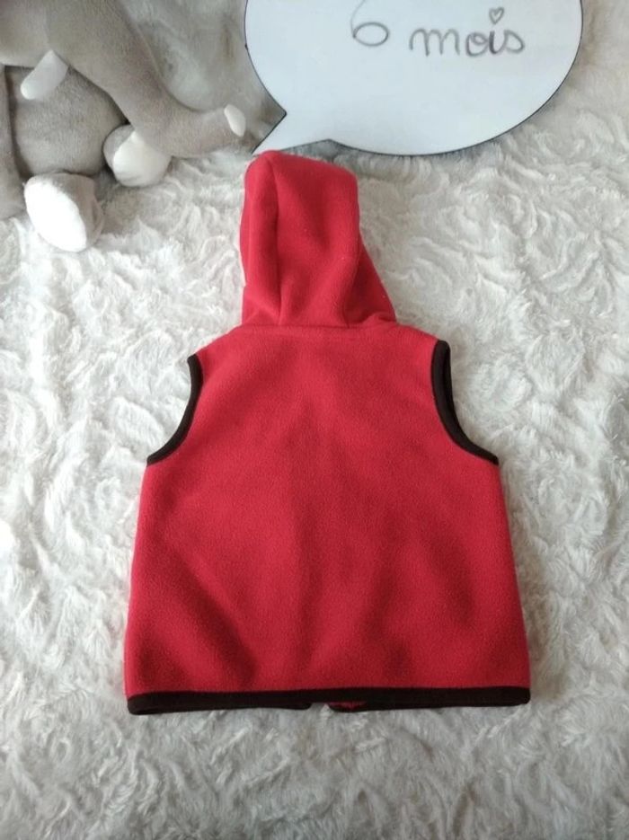 Veste gilet zippé sans manche avec capuche Garçon 6 mois Chien Digger company - photo numéro 12