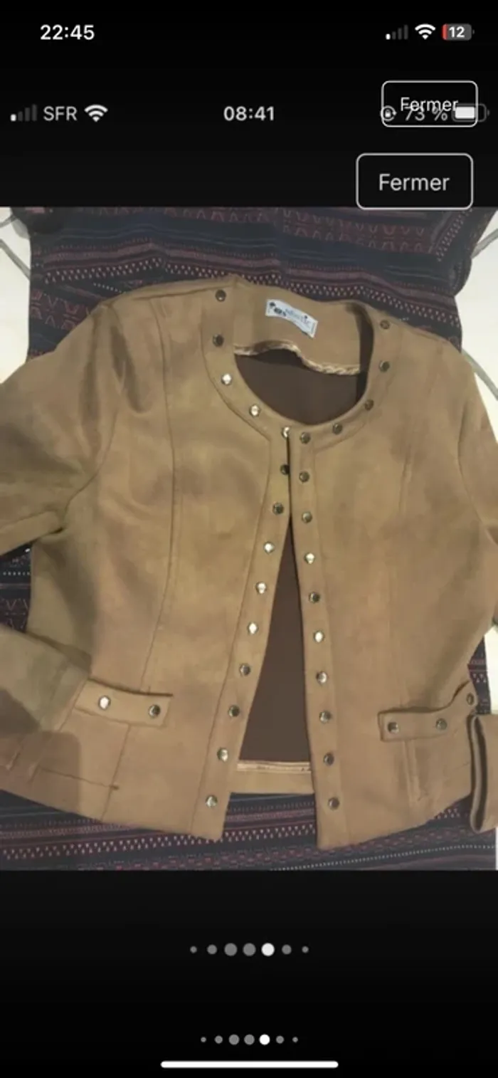💎Petite pépite ! Magnifique lot en 38: robe Armand Thiery et d’un blazer en peau excellent état - photo numéro 11