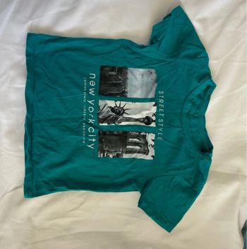 T-shirt enfant vert 