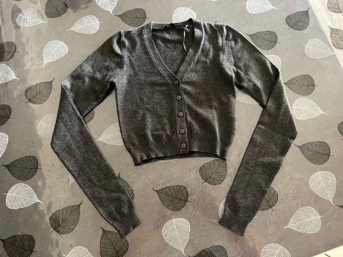 Lot 2 gilets gris Jennyfer XS - photo numéro 4