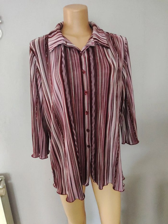 Chemise vintage diane Laury t52 - photo numéro 2