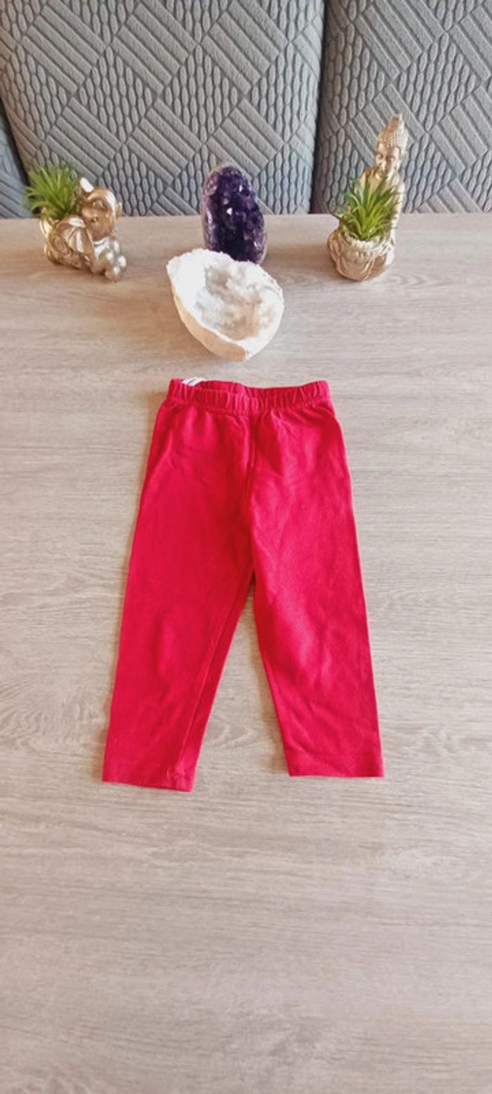 Legging rouge 12 mois