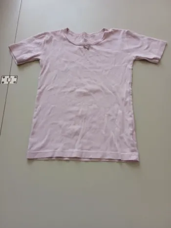 Tee shirt manche courte tex 8-10 ans rose