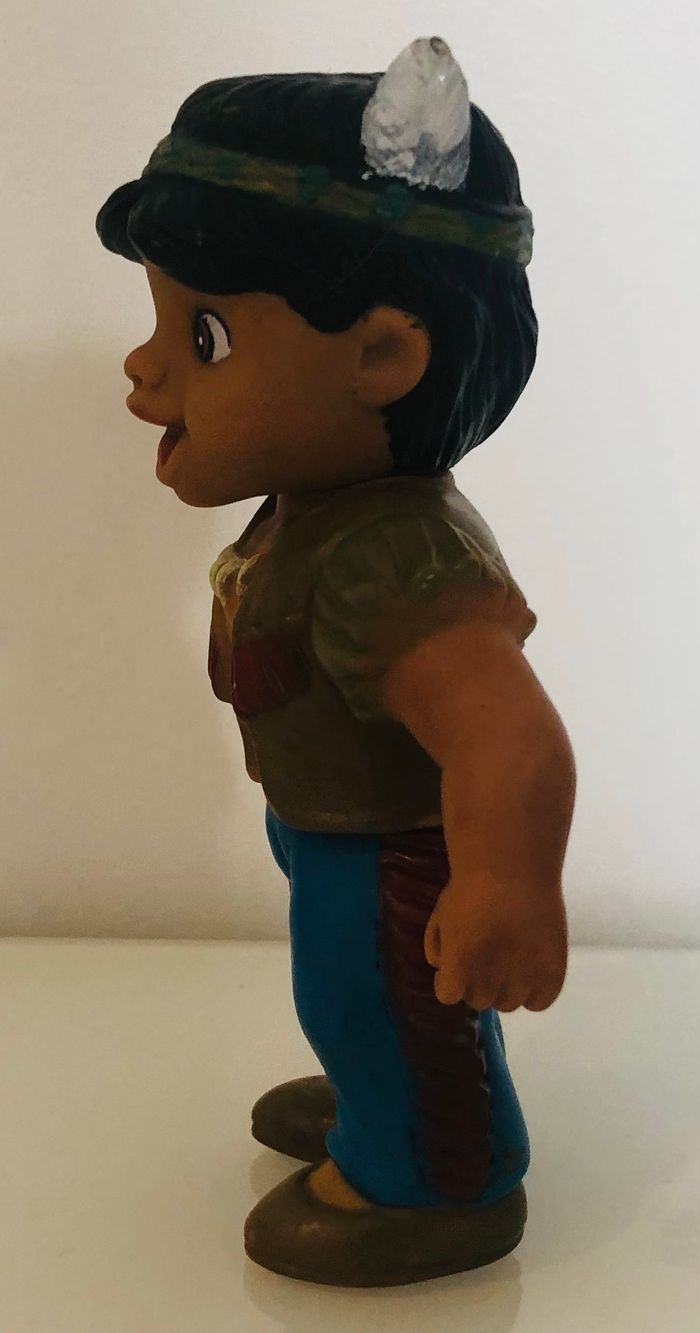 70’s 1970 vintage HTL Little Indian figure figurine petit garçon indien Lot SOP77 - photo numéro 2