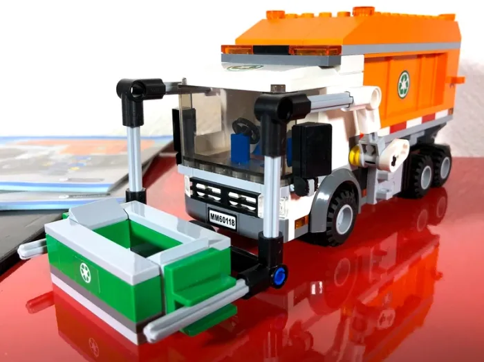 LEGO City 60118 - Garbage Truck - 100% complet, notices - photo numéro 4