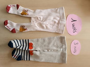 2 collants 1-3mois