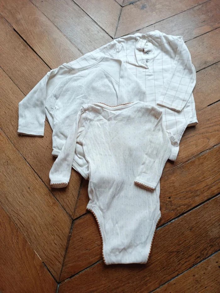 Lot de 3 bodies manches longues - photo numéro 2