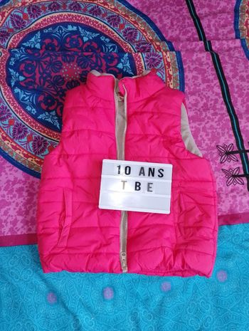 Doudoune sans manche 10 ans