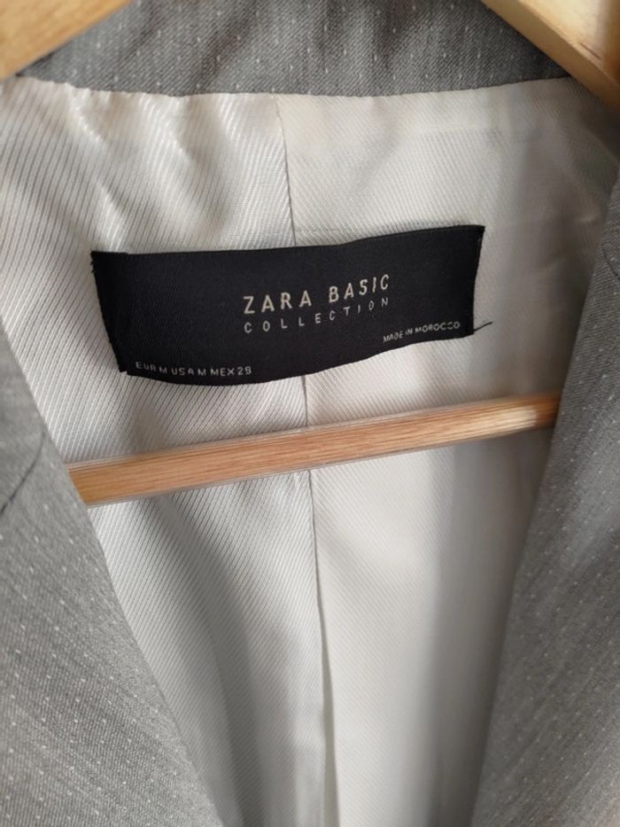 Zara blazer gris M - photo numéro 3