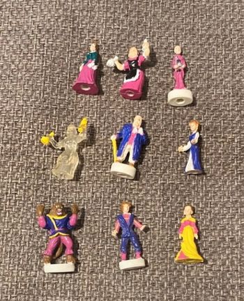 Lot figurines La Belle et la Bête