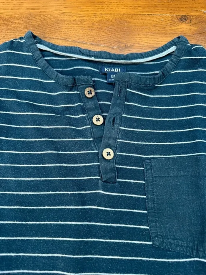 T-shirt manche longue kiabi 10 ans - photo numéro 4