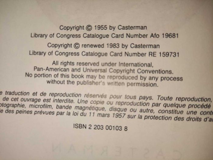 Les cigares du pharaons Tintin 1983 - photo numéro 4