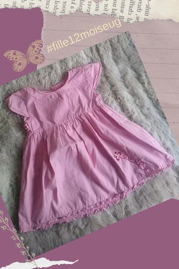 Robe été avec un papillon 🦋 12 mois