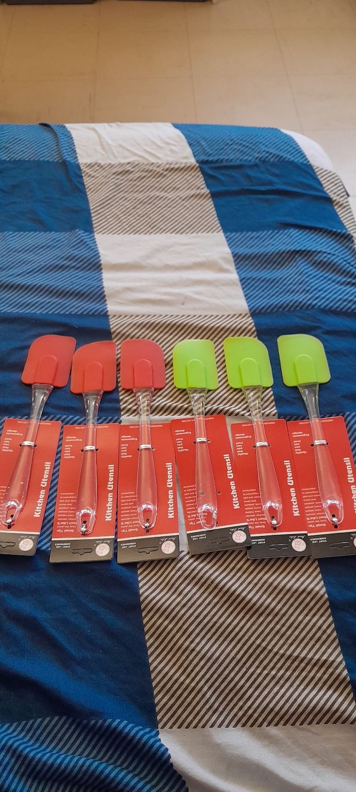 Lot de 6 spatule silicone