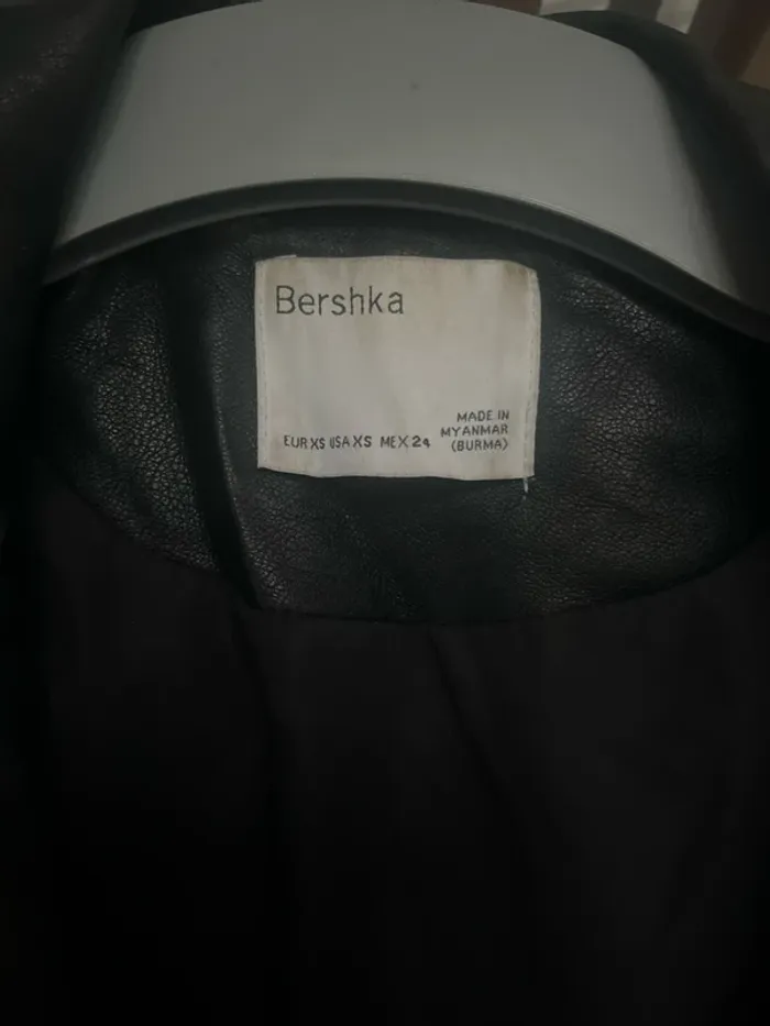 Veste cuir bershka - photo numéro 4