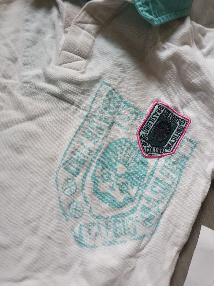 Maillot t-shirt polo manches courtes 4ans garçon - photo numéro 2