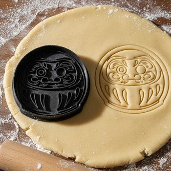 Emporte-pièce Daruma 8 cm - Moule à biscuit traditionnel japonais