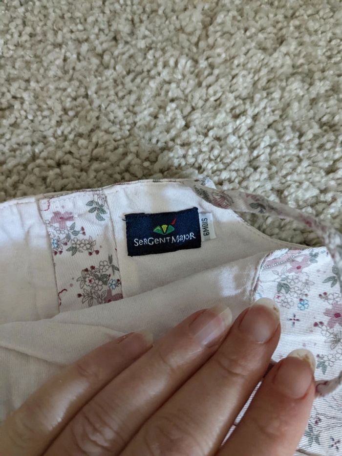 Robe fleurie rose pâle Sergent Major - photo numéro 3