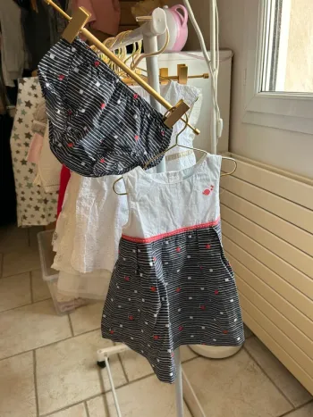 Jolie robe et son bloomer Orchestra taille 12 mois en parfait état