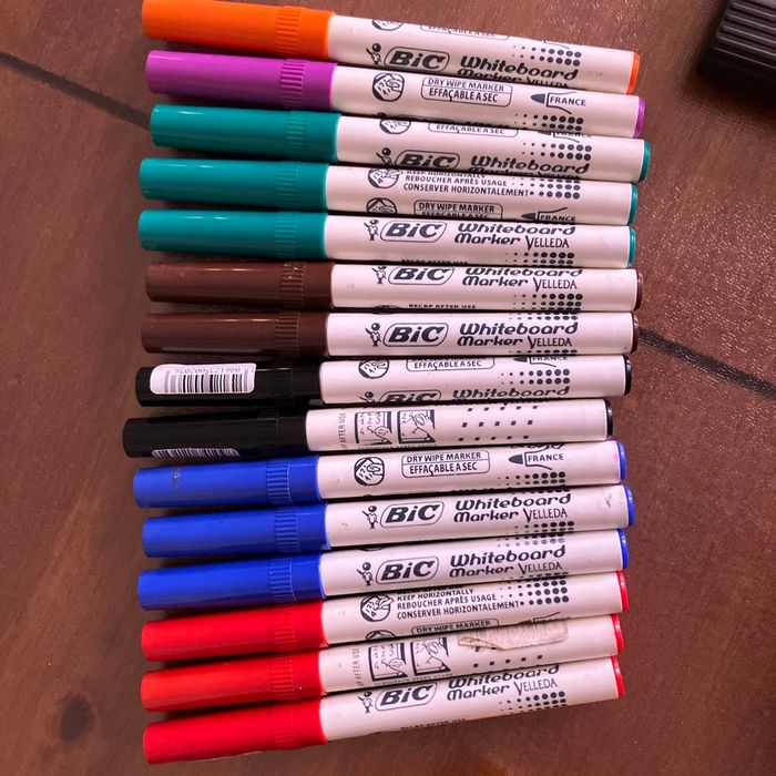 Lot de feutres pour tableau blanc