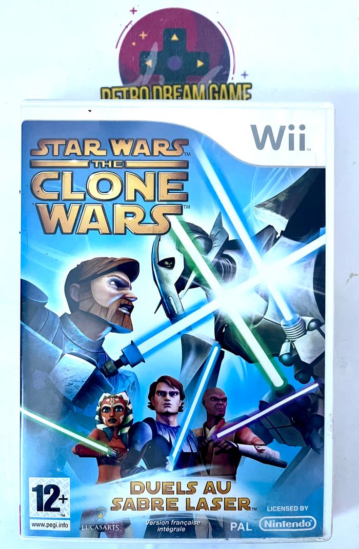 Starwars the clone wars duel au sabre laser pour WII