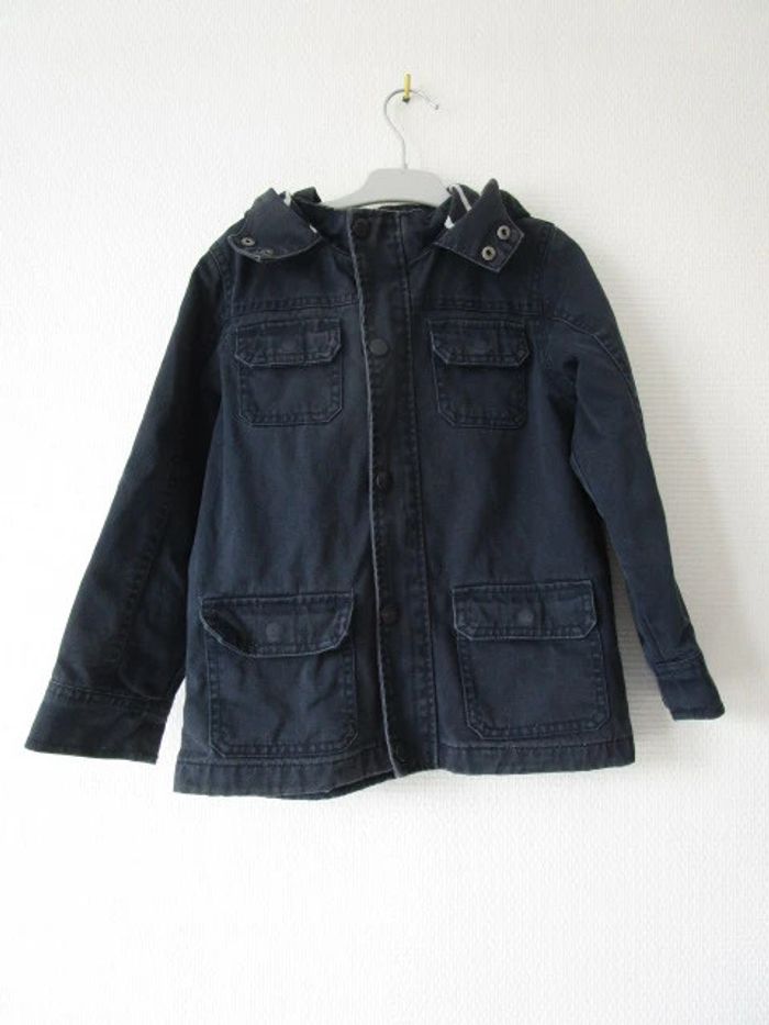 Parka marine La Redoute 5/6 ans TBE - photo numéro 2