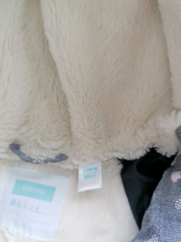Manteau fille 23 mois Obaïdi - photo numéro 3