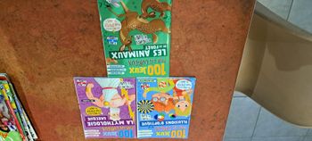 Lot livres 100 jeux pour les curieux