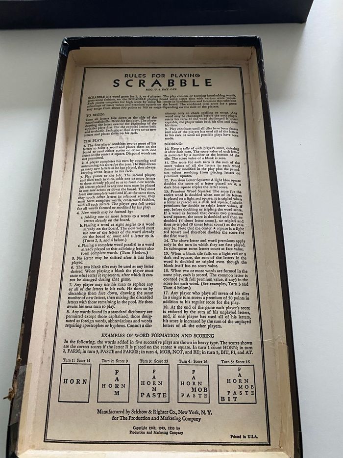 Scrabble Vintage en Américain - photo numéro 9