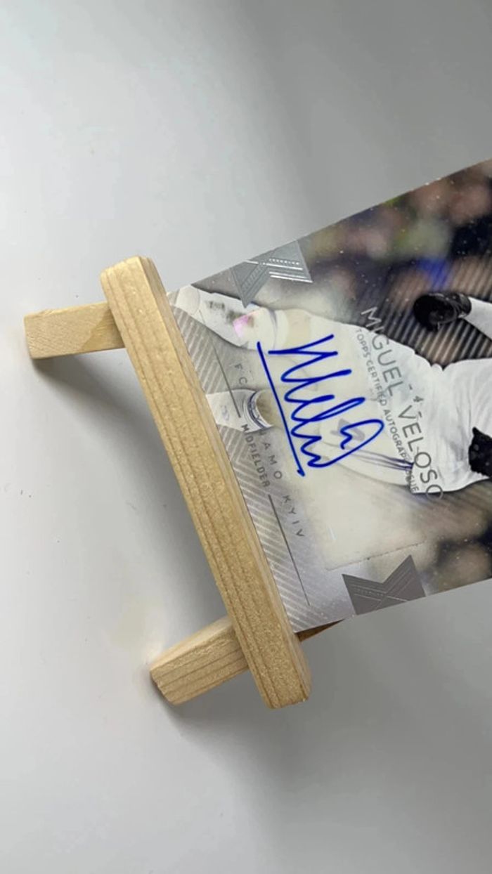 2015-16 Topps UCL Showcase Auto Miguel Veloso #CLA-MV Auto - photo numéro 2