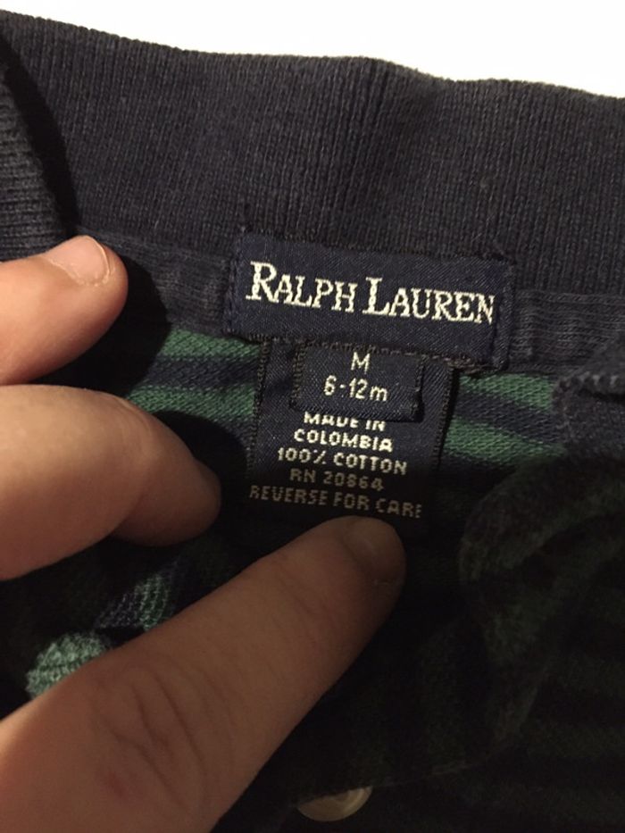 Combinaison#pyjama #ralph Lauren #9-12 mois r - photo numéro 2