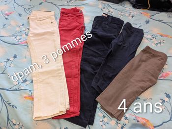 Lot pantalons pantacourts 
