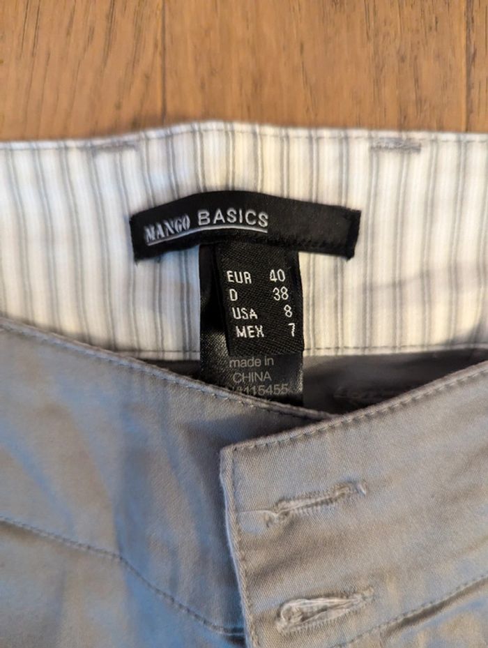 Pantalon taupe Mango - photo numéro 6