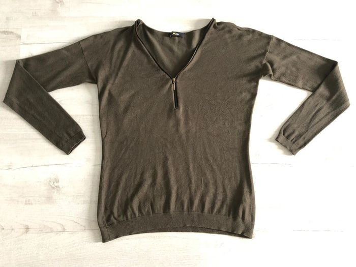 AN110- Pull kaki « mim » T XL (42/44) - photo numéro 3
