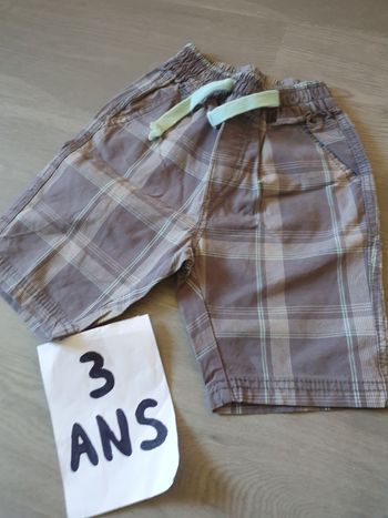 Short 3ans garçon